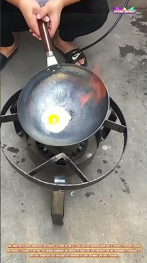 The Art of Frying Eggs in a Cast Iron Pan