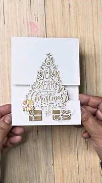 Make These ELEGANT & EASY Christmas Cards in 10 Minutes #spellbinders #handmadecards #diycards