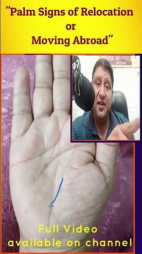 "Palm Signs of Relocation or Moving Abroad"