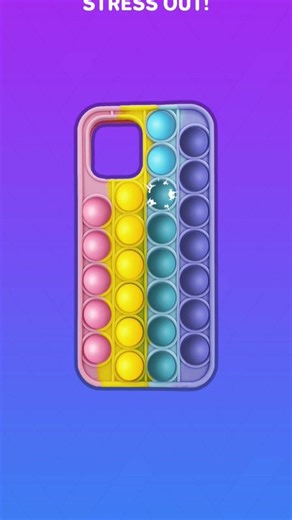 Coolest Rainbow Pop It Phone Case! 📱✨#shorts #asmr