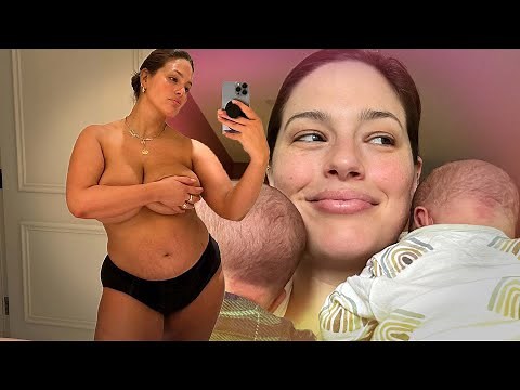 Ashley Graham Shows Off New Tummy After Having TWINS