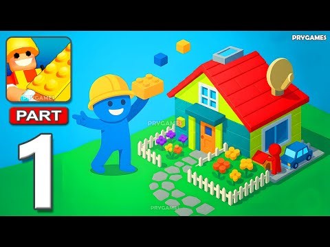 Toy City: Block Building 3D - Gameplay Walkthrough Part 1 (Android, iOS)