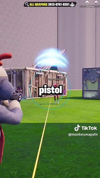 This is WAY TOO OVERPOWERED 🤯😭 #fortnitecreative #fortnite #monkeymapsfn #fortnitexp