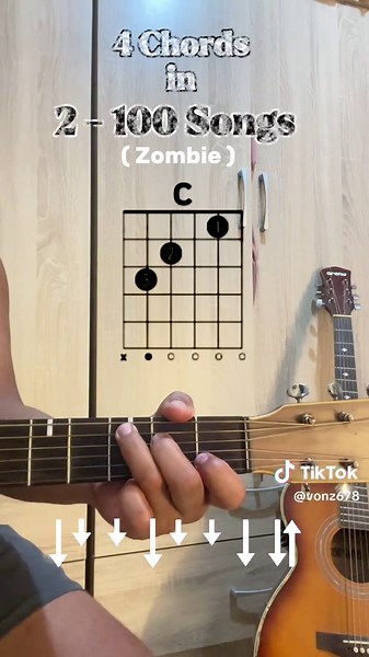 Learn 100 Songs with 4 Chords: Part 2 Guitar Tutorial