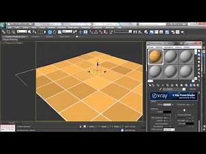 Creating floors with Tiles Map in 3ds Max