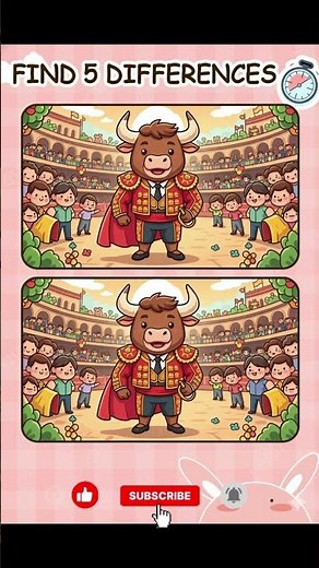 #short Find the 5 Differences Challenge | Find 5 Points #282