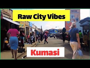 Exploring Kumasi's Lively Open Street Market | Ghana Travel Vlog
