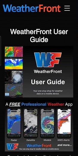 WeatherFront User Guide | Everything you need to know so you can MAXIMIZE the features of this app!