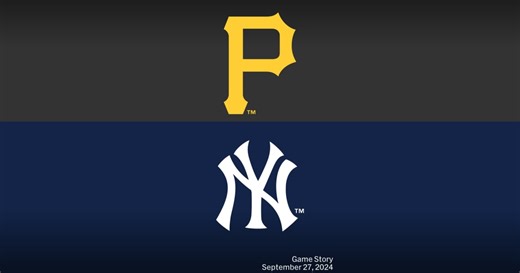 Pittsburgh Pirates at New York Yankees Game Story, Scores/Highlights - 09/27/2024