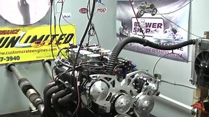 Proformance Unlimited's Ford 302 engine stroked to a 347. Engine features the Inglese stack fuel injection system. Also features the Eagle rotating assembly, custom ground hydraulic roller camshaft, Edelbrock cylinder heads and the March pulley kit. Engine will be installed into a '66 Ford Falcon. You can view this engine package along with available upgrades at the following link: https://www.customcrateengines.com/engines/ford/347-ford-stroker-full-roller-crate-engine-with-450-hp.html | Profor