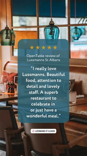 @Lussmanns independent & ethical since 2002 on Instagram: "“I really love Lussmanns. Beautiful food, attention to detail and lovely staff. A superb restaurant to celebrate in or just have a wonderful meal.” OpenTable review of Lussmanns St Albans #opentablereview #hertfordshiremums #stalbans #hertfordshirebusiness #opentable"