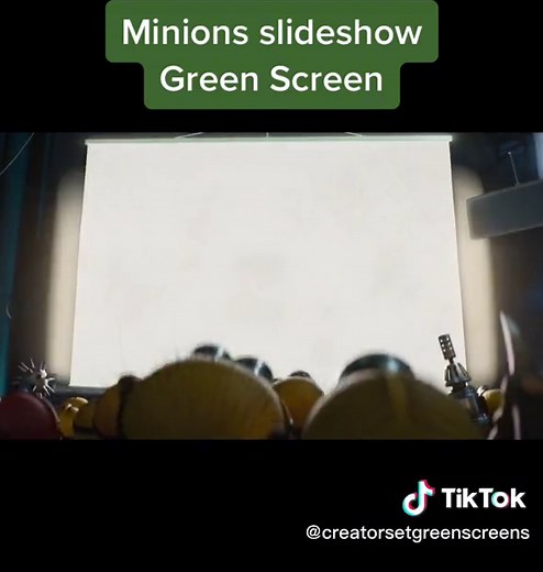 Minions slideshow - Green Screen #minions #slideshow #illuminations #theriseofgru #despicableme #greenscreen #fyp