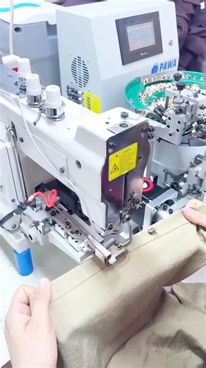 Amazing Shirt Button Attach #shirt #buttonattach #autosewing