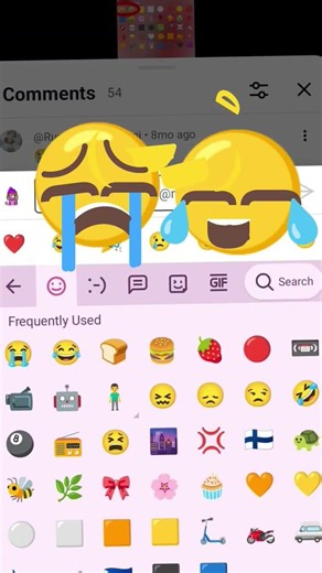 duet with your 1st and 2st emojis