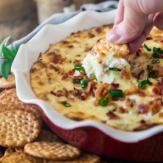 Hot Smoked Gouda Bacon Dip