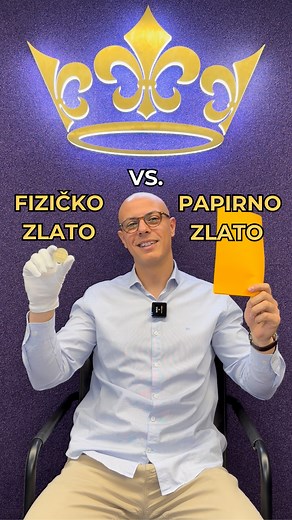 🧐 Koja je razlika između fizičkog i „papirnog” zlata? Naš direktor Georgi Hristov će Vam odgovoriti.👇 | Tavex Zlato & Srebro