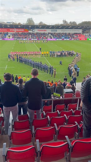Prem cup rugby showing respect to those who gave there tomorrows for our today’s | David Bale