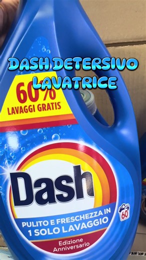 Dash detersivo lavatrice 60 lavaggi edizione anniversario in offerta
