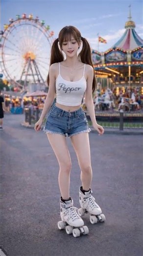 Pretty Skater Amy Chan #dancemusic #skating