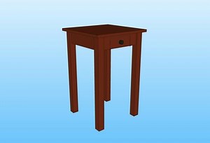 Cherry end table