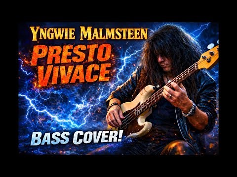 Yngwie Malmsteen Presto Vivace Bass Cover – Neo-Classical Metal Bass 🇸🇪