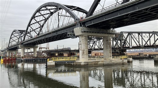 This NJ Transit, Amtrak bridge was just used for the first time. Here’s when commuters will get to cross it.
