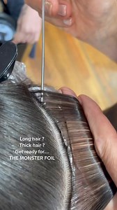 When I tell you this hair bent our comb #fyp #foiltechnique #foilplacement #foiling #haircolour | Paul Pina