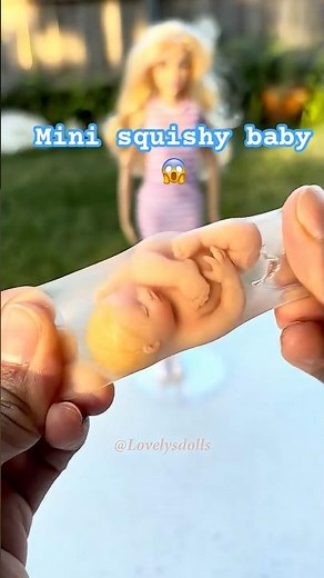 I’m just a squishy 🤭😱My mini baby | silicone reborn baby doll