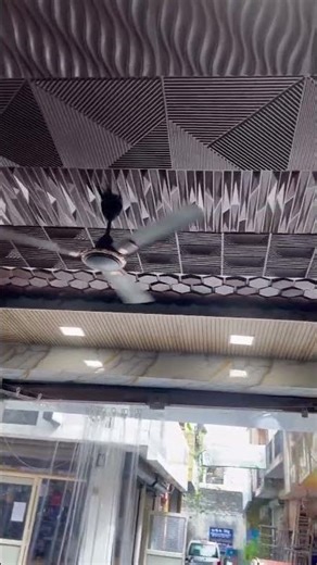 Best 3D Ceiling Design for Living Room with Single Fan (2026 Trends)#3dceilingdesign #shorts