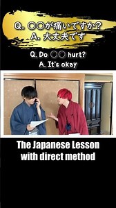 The Japanese lesson videos with direct method