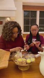 1.6M views · 30K reactions | Another neighbor Cat Cora sent over goodies thru Goldbelly which I just discovered ships all kinds of comfort food by mail for those who like to buy rather than bake! Happy Holidays from Thando and I | Oprah Winfrey | Facebook