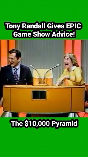 Peter Morley on Instagram: "Tony Randall referencing a remark he made on an earlier show on the “$10,000 Pyramid” has Dick Clark laughing so hard he falls to the ground. HILARIOUS. Very funny moment and two legends. AMAZING show!"