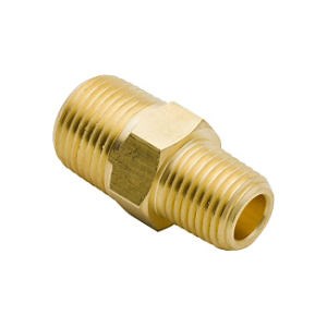 [Hot Item] Forged Bsp Threaded Brass Plumbing Pipe Fittings Extension Brass Hex Nipple Connector for Metal Pipe Fittings