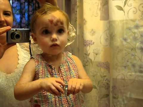The Rouge Test with a 19-month old (Evidence for self awareness)