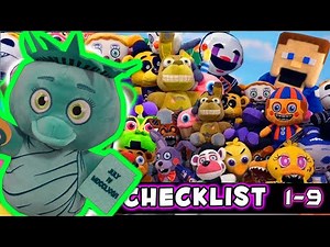 FNAF FUNKO Plush COMPLETE Checklist Guide - Series 1-9 (2016 - 2022) Five Nights at Freddy's