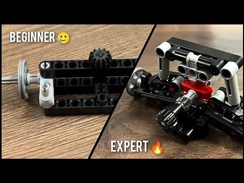 3 Ways to make a LEGO Steering System (from Beginner to Expert)