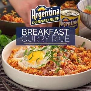 Spice up your morning with ACB! Try this Breakfast Curry Rice kung mahilig ang family sa kanin ‘pag mornings. Beef-sarap na, nag-uumapaw pa sa flavorful spices! #ArgentinaCornedBeef | Argentina Meats