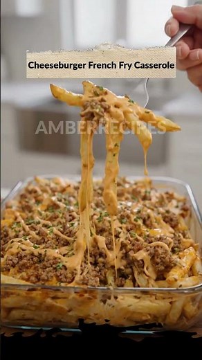 Cheeseburger French Fry Casserole