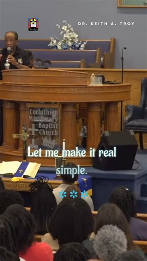 The power isn't in the symbol, but in the transformation within. Pastor reminds us that baptism is like a wedding ring—meaningful but not magical. Without a changed heart and submission to the Holy Spirit, you're 'just a wet person.' #FaithJourney #HeartTransformation #TrueConversion #drkeithatroy #newsalem | New Salem Baptist Church - Columbus, OH