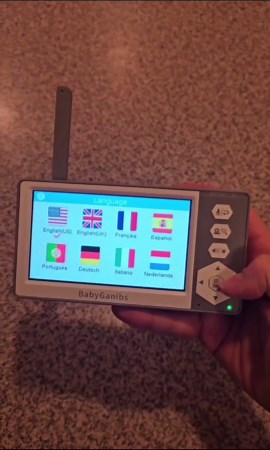 Baby Monitor with Camera and Audio, 4.3'' Video Baby Monitor with 1000ft Long Range and 30-Hour Battery, No WiFi,Night Vision, ECO Mode, 2-Way Talk