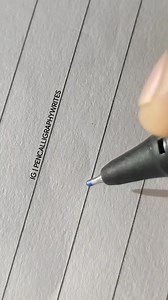 341K views · 1.1K reactions | Small letter 'p' #handwriting #calligraphy | pencalligraphywrites | Facebook