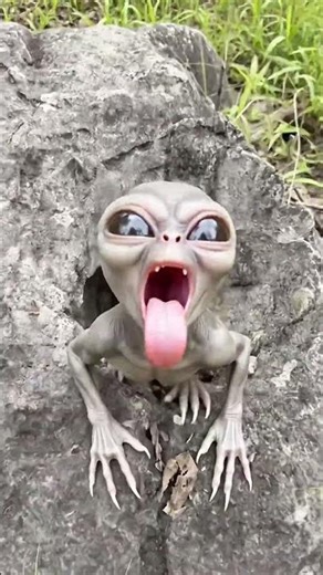 Baby Finds an Alien Inside a Cave! 👶👽#couple #martialarts #shorts