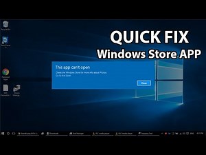 WINDOWS 10 App store not working | Windows 10 App install Problem | Not Responding ( Quick Fix )