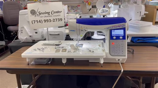 The Juki DX2000QVP is the perfect machine for the Sewist who wants a lot of luxury and the ability to sew just about any project with ease but doesn’t want to go broke doing it! Stay tuned to see just how great this girl is. Be sure to hit the like, follow and share buttons for more Juki fun. Thanks. #Sewing #Janome #LongArmQuilting #SewingCenterOfOrangeCounty #Juki #WeWillMakeYourDayBetter #BabyLock #SewingMachineRepair #SewingMachineService #Quilting #UniqueSewingFurniture #MachineEmbroidery #
