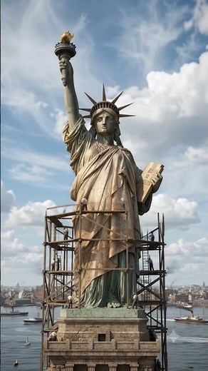 How the Statue of Liberty Was Built 🇺🇸 | Incredible Construction Timelapse