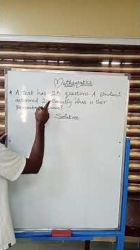 Word Problems on Percentages Explained Step by Step