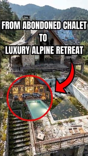 From Abandoned Mountain Chalet to Luxury Alpine Retreat | Epic Restoration Timelapse