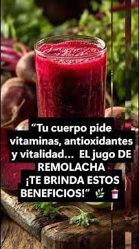 “10 Beneficios Sorprendentes de Tomar Jugo de Remolacha”