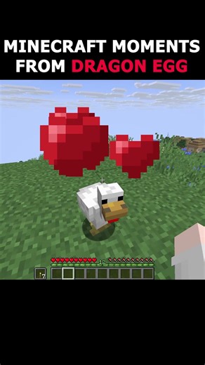 MINECRAFT MOMENTS FROM DRAGON EGG #minecraft #minecraftmemes #gaming #shorts