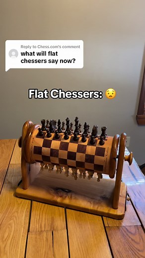 Replying to @Chess.com Flat Chessers everywhere are losing their minds 😂♟🌎 #chess #chesstok #foryou
